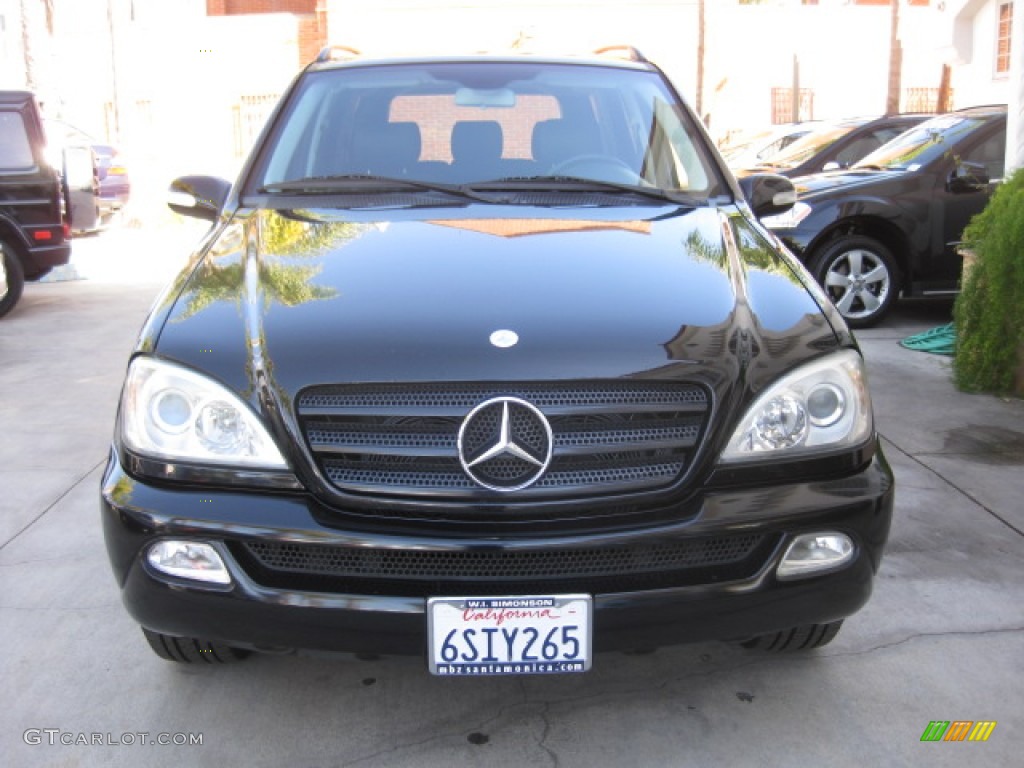 2005 ML 350 4Matic - Black / Charcoal photo #6