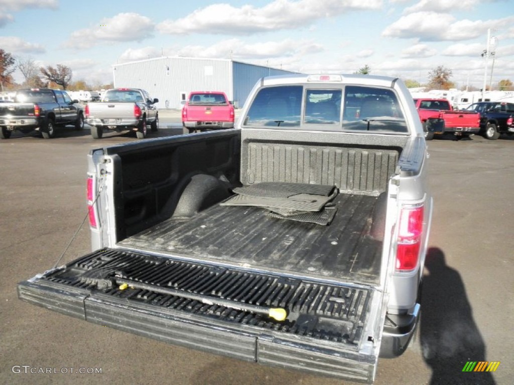 2012 F150 Lariat SuperCrew 4x4 - Ingot Silver Metallic / Black photo #27