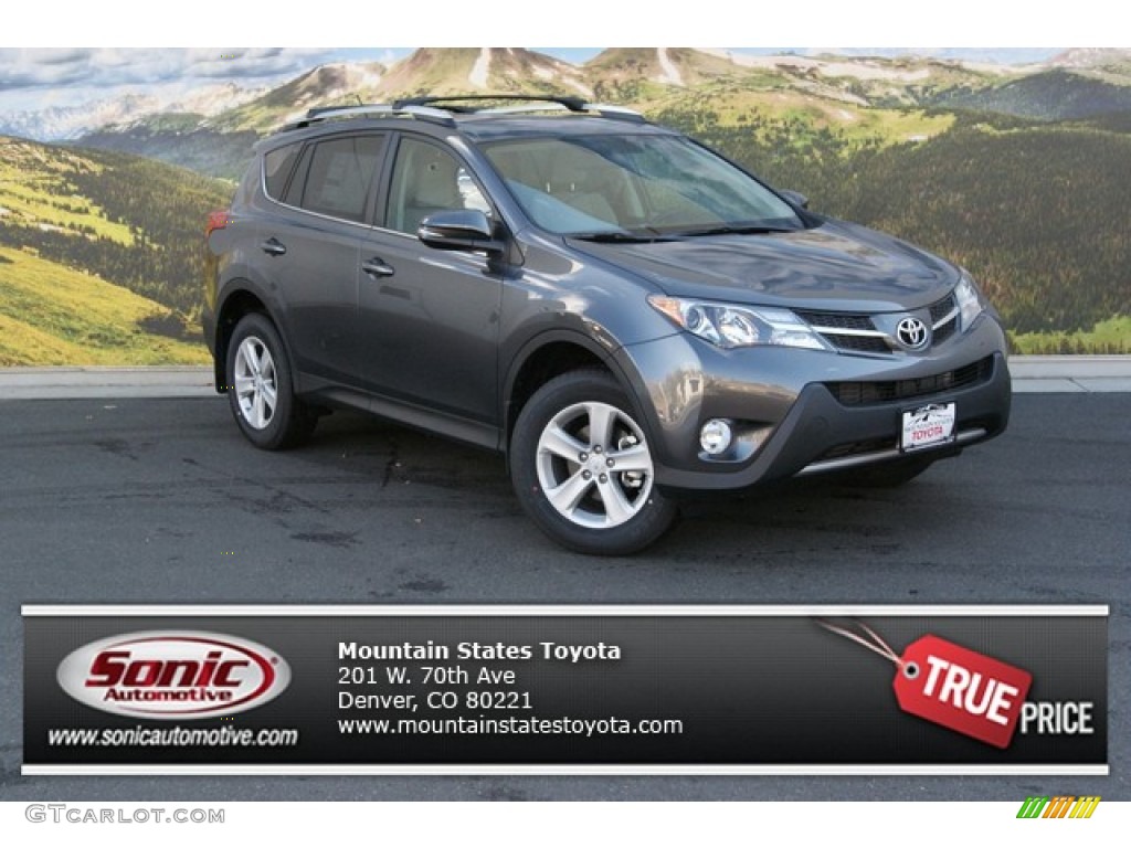 2013 RAV4 XLE AWD - Magnetic Gray Metallic / Ash photo #1