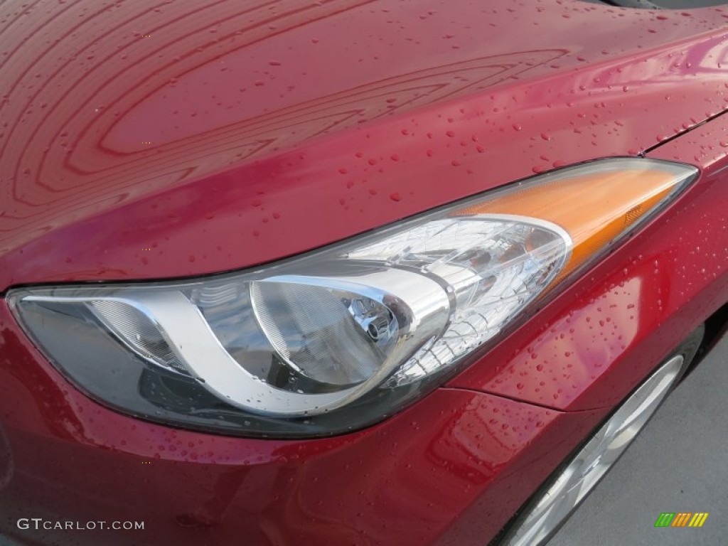 2013 Elantra Limited - Red / Black photo #9