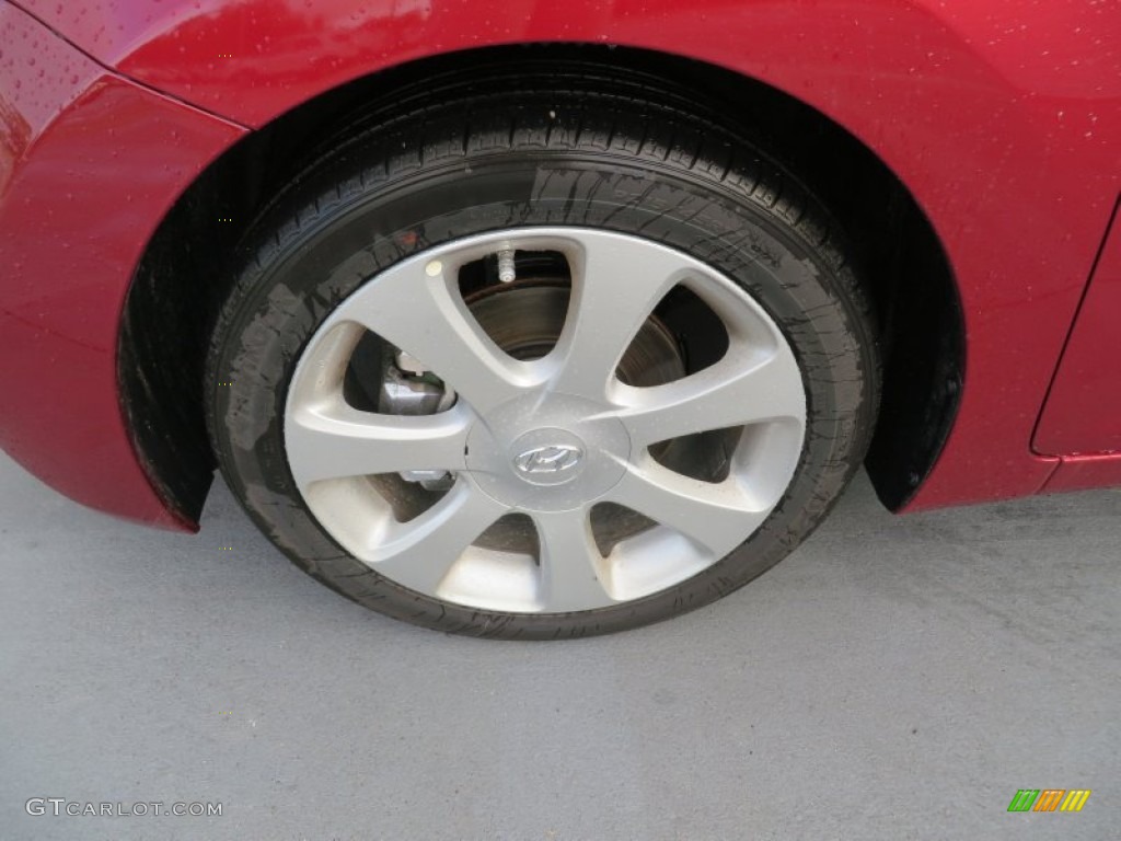 2013 Elantra Limited - Red / Black photo #12