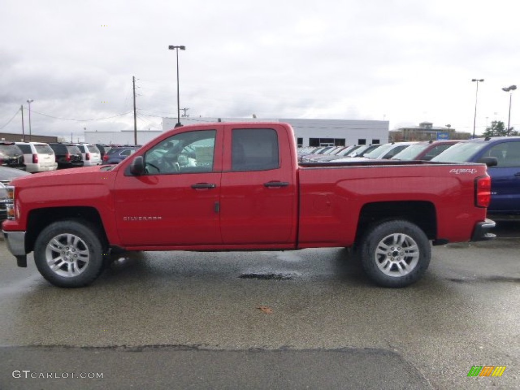 2014 Silverado 1500 LT Double Cab 4x4 - Victory Red / Jet Black photo #2