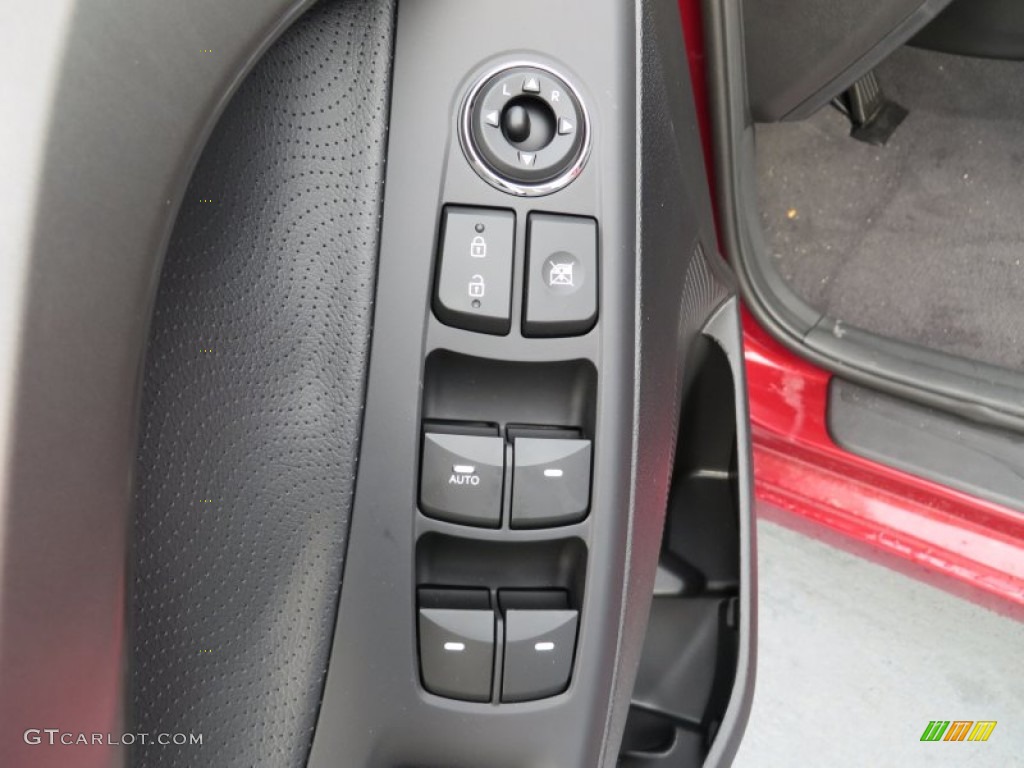 2013 Elantra Limited - Red / Black photo #24
