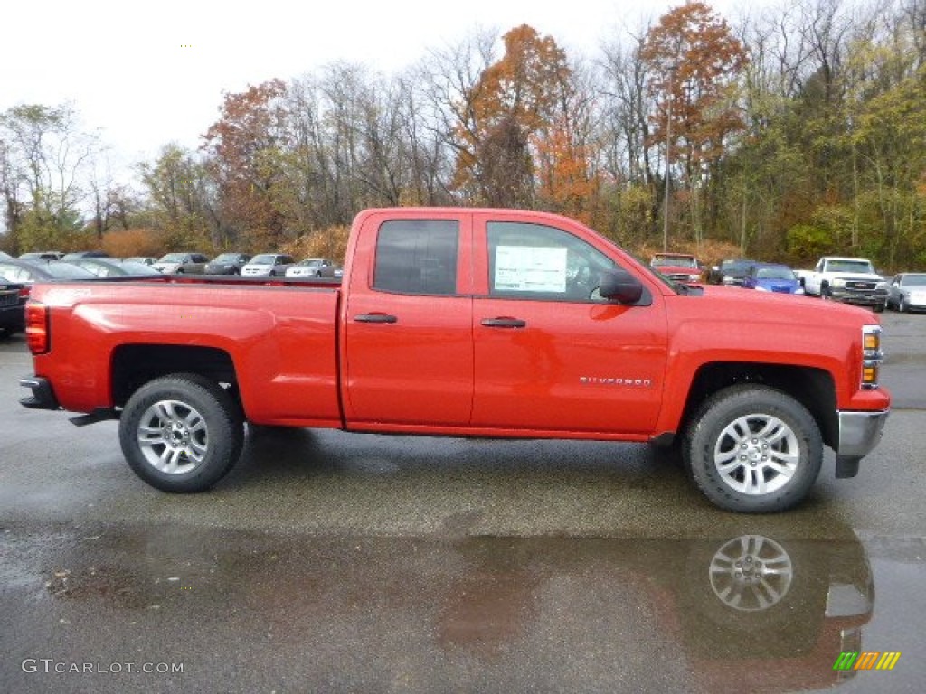 2014 Silverado 1500 LT Double Cab 4x4 - Victory Red / Jet Black photo #6