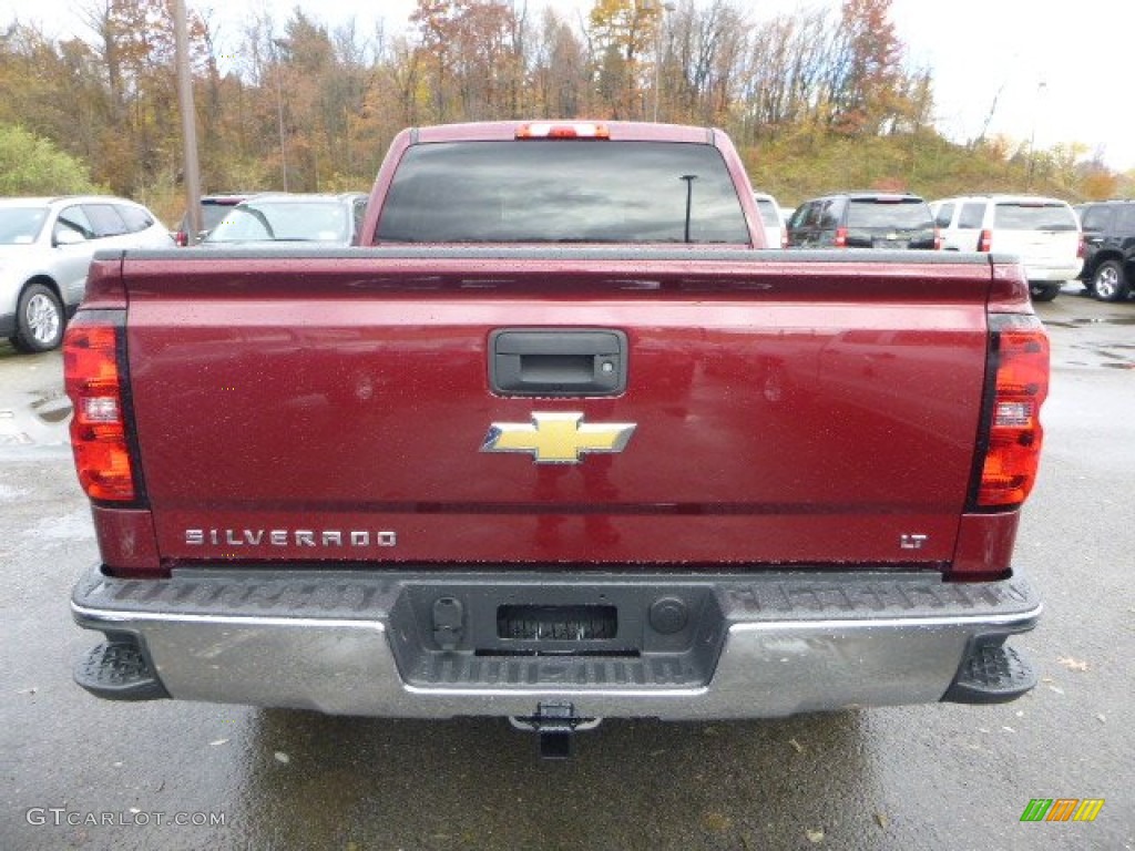 2014 Silverado 1500 LT Double Cab 4x4 - Deep Ruby Metallic / Jet Black photo #4