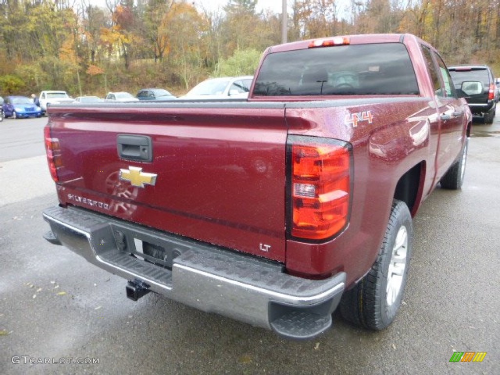 2014 Silverado 1500 LT Double Cab 4x4 - Deep Ruby Metallic / Jet Black photo #5