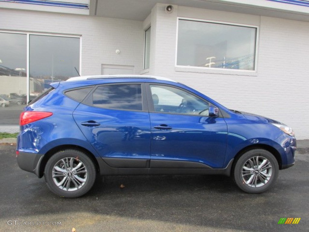 Laguna Blue 2014 Hyundai Tucson SE Exterior Photo #87707486