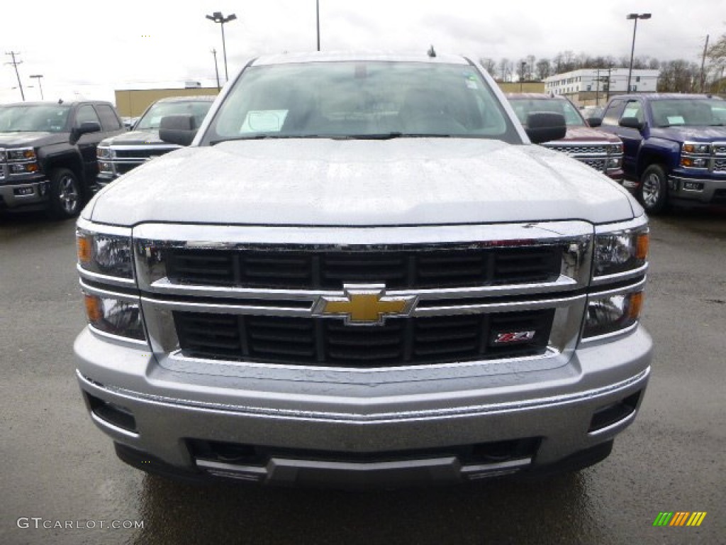 2014 Silverado 1500 LTZ Z71 Double Cab 4x4 - Silver Ice Metallic / Jet Black photo #8