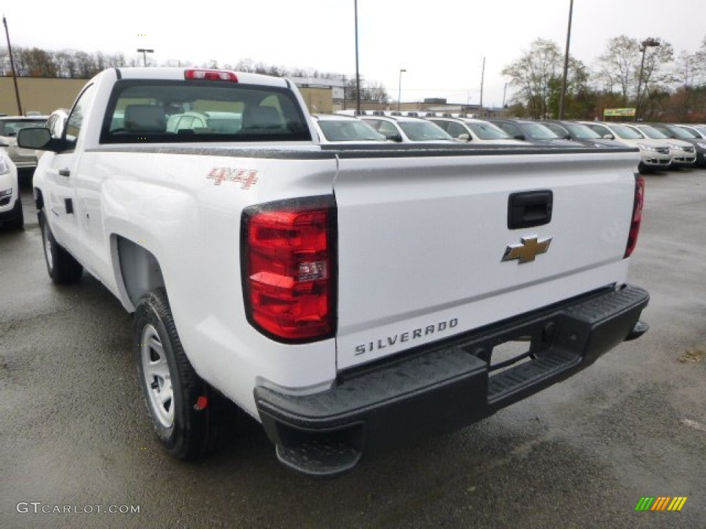 2014 Silverado 1500 WT Regular Cab 4x4 - Summit White / Jet Black/Dark Ash photo #3