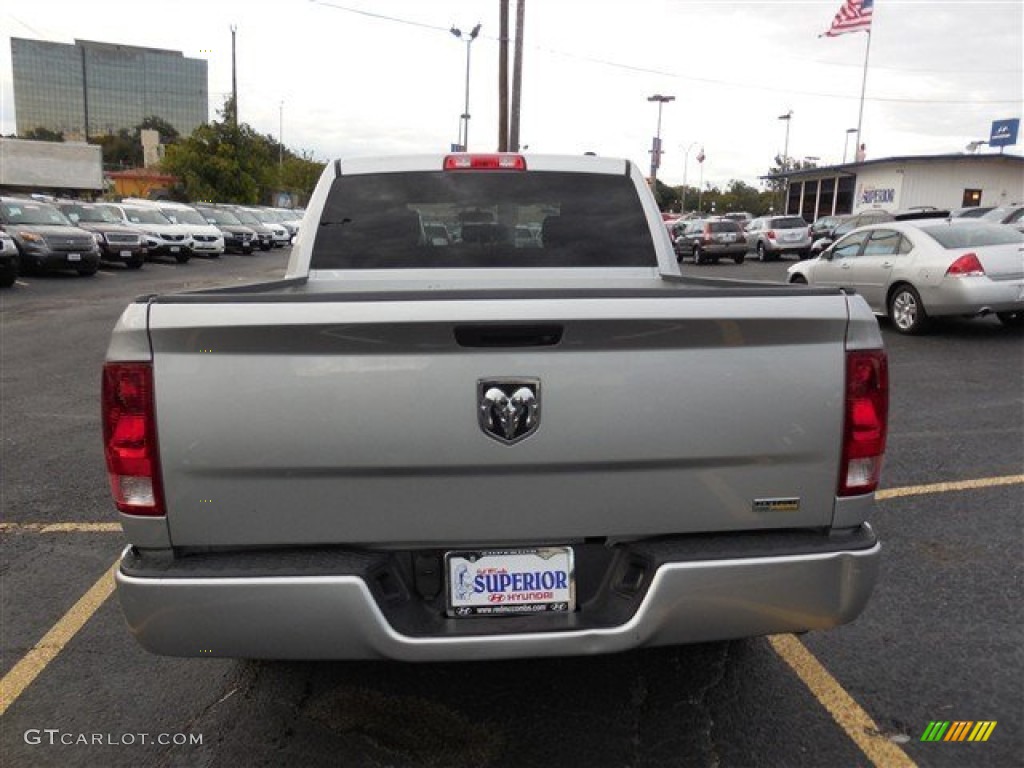 2011 Ram 1500 ST Crew Cab - Bright Silver Metallic / Dark Slate Gray/Medium Graystone photo #8