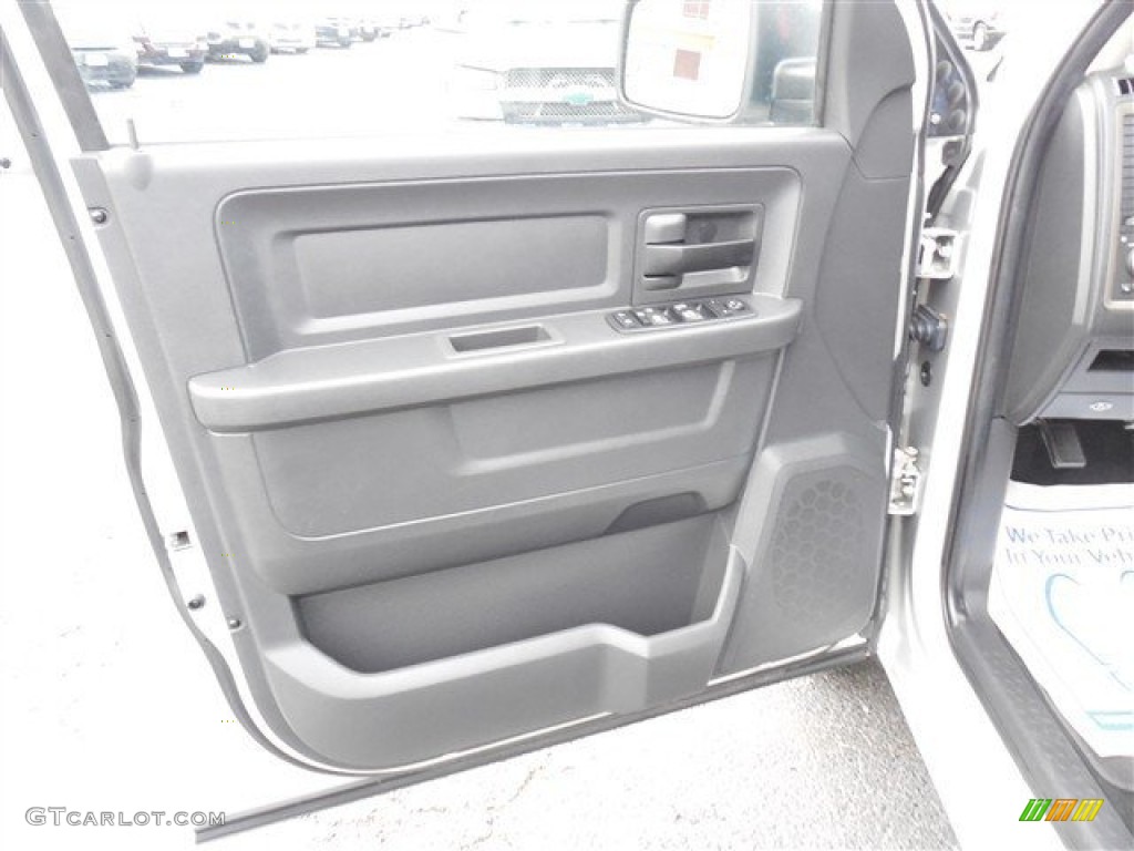 2011 Ram 1500 ST Crew Cab - Bright Silver Metallic / Dark Slate Gray/Medium Graystone photo #12