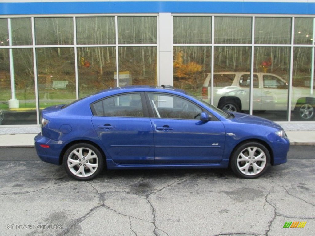Aurora Blue Mica 2008 Mazda MAZDA3 s Touring Sedan Exterior Photo #87708620