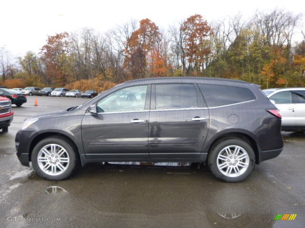 Tungsten Metallic 2014 Chevrolet Traverse LT AWD Exterior Photo #87708791