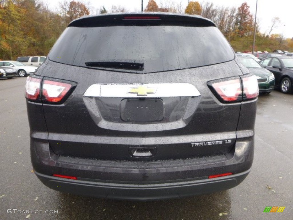 2014 Traverse LS - Tungsten Metallic / Dark Titanium/Light Titanium photo #4