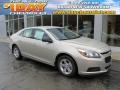 2014 Champagne Silver Metallic Chevrolet Malibu LS  photo #1