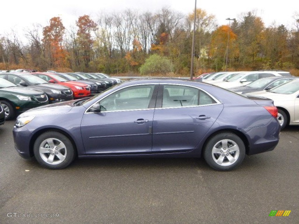 2014 Malibu LS - Atlantis Blue Metallic / Jet Black photo #2