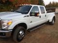 2011 Oxford White Ford F350 Super Duty XLT Crew Cab 4x4 Dually  photo #2