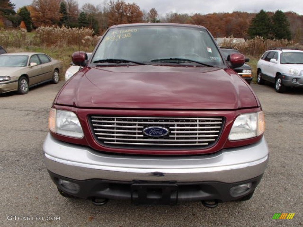 2003 F150 XLT SuperCrew 4x4 - Toreador Red Metallic / Medium Graphite Grey photo #2