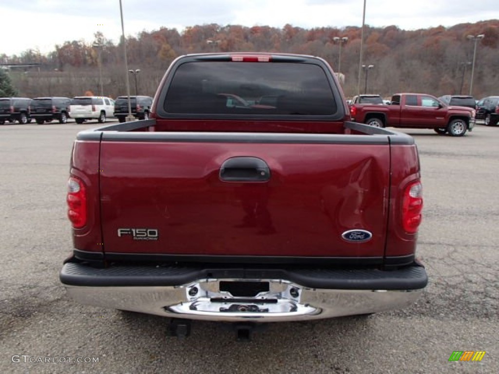 2003 F150 XLT SuperCrew 4x4 - Toreador Red Metallic / Medium Graphite Grey photo #5