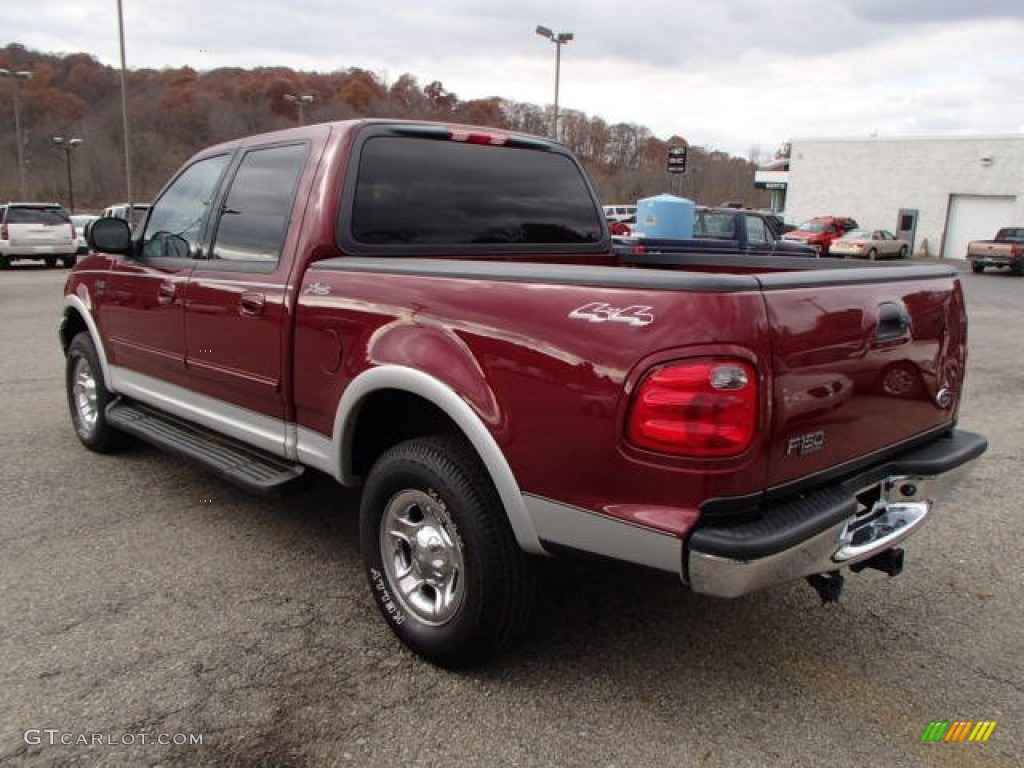 2003 F150 XLT SuperCrew 4x4 - Toreador Red Metallic / Medium Graphite Grey photo #6