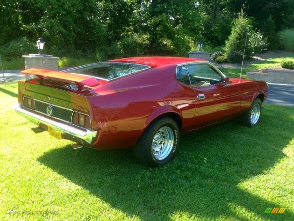 Custom Candy Apple Red 1973 Ford Mustang Mach 1 Fastback Exterior Photo #87715155