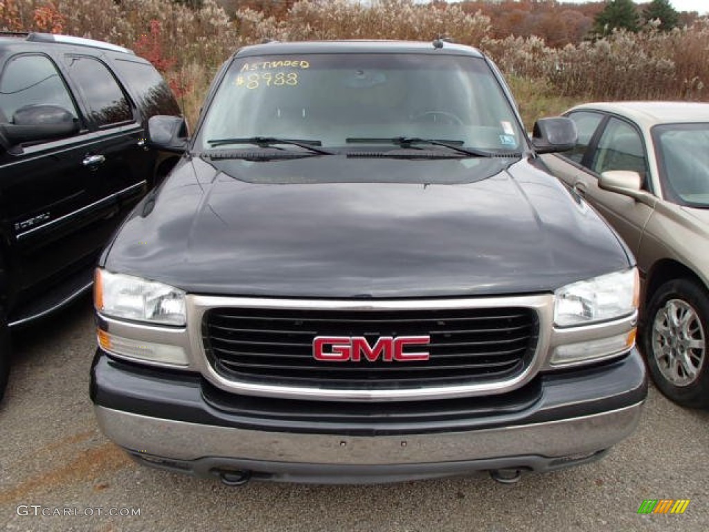 2004 Yukon XL 1500 SLT 4x4 - Carbon Metallic / Neutral/Shale photo #2