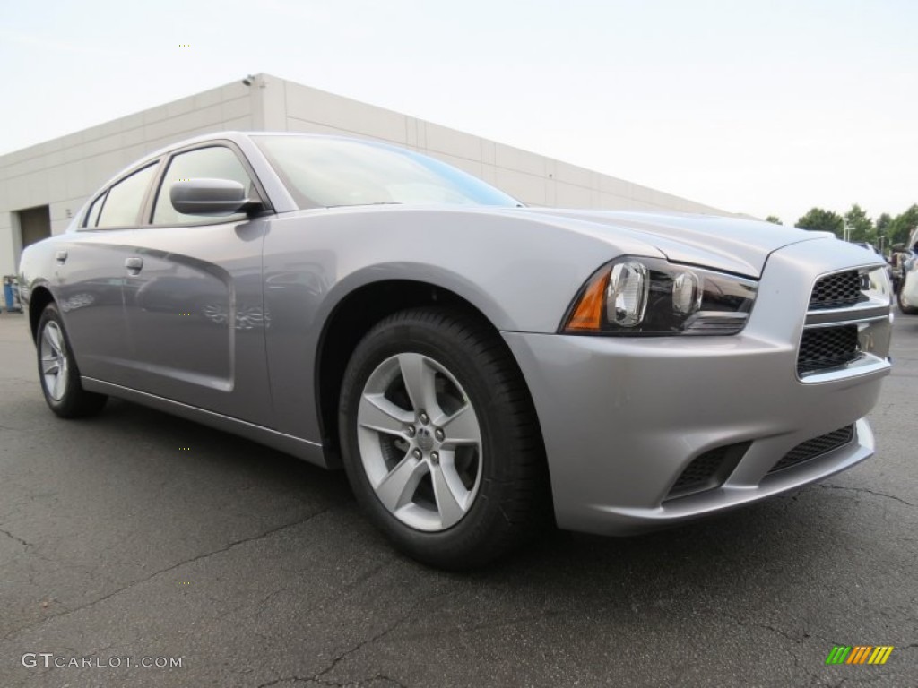 2013 Charger SE - Billet Silver / Black photo #4