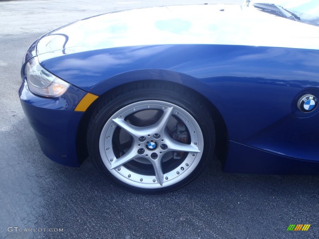 2008 Z4 3.0si Roadster - Montego Blue Metallic / Black photo #7