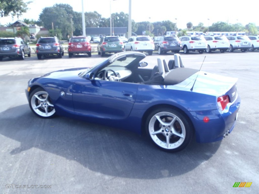 2008 Z4 3.0si Roadster - Montego Blue Metallic / Black photo #19