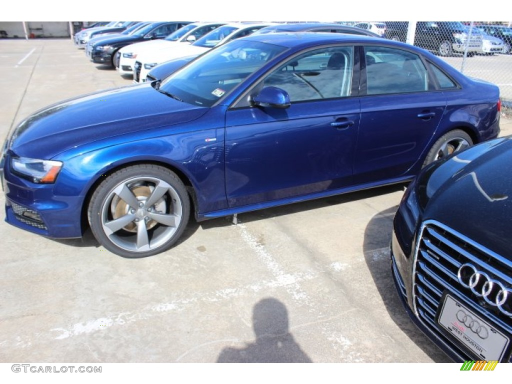 Scuba Blue Metallic 2014 Audi A4 2.0T quattro Sedan Exterior Photo #87716657