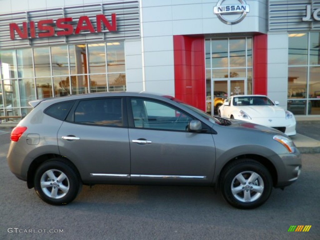 2013 Rogue S AWD - Platinum Graphite / Gray photo #8