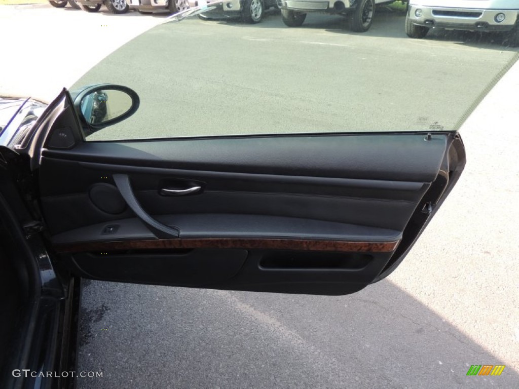 2007 3 Series 328i Convertible - Black Sapphire Metallic / Black photo #9