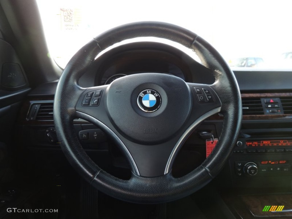 2007 3 Series 328i Convertible - Black Sapphire Metallic / Black photo #14