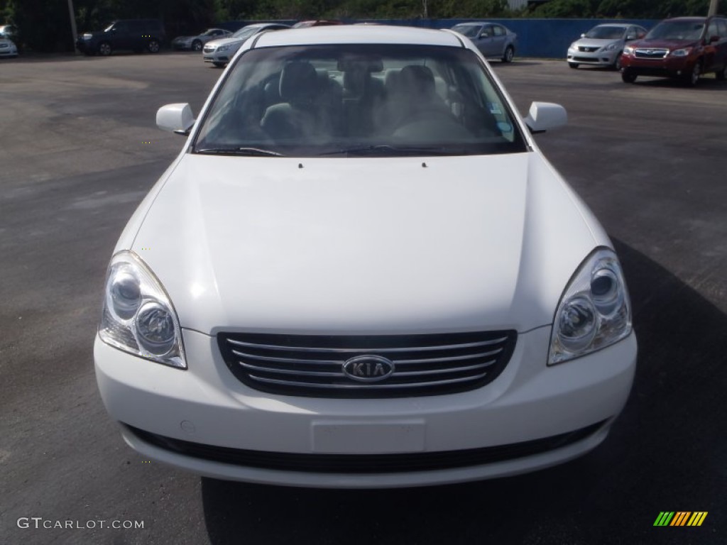 2007 Optima EX - Clear White / Gray photo #2