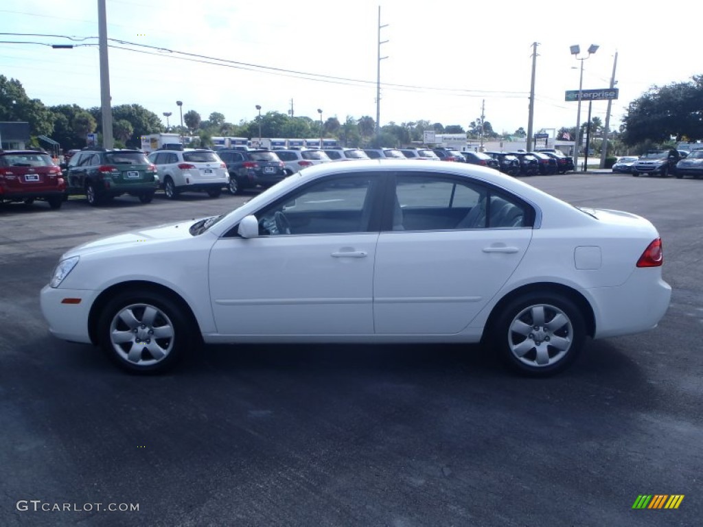 2007 Optima EX - Clear White / Gray photo #3