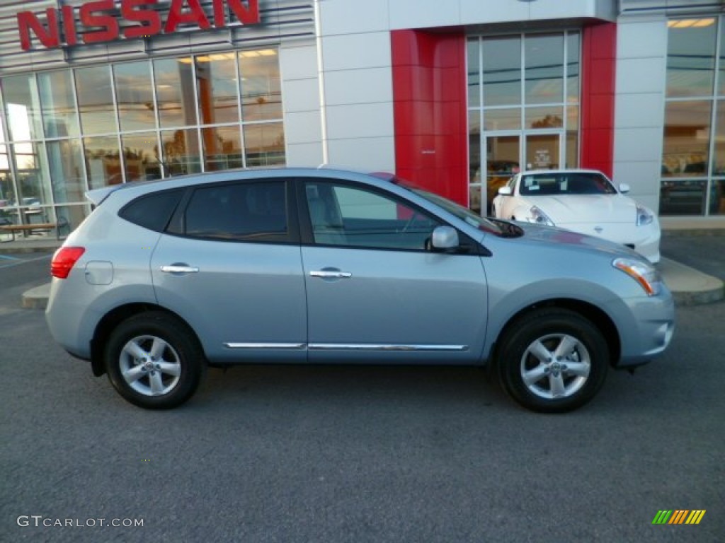 2013 Rogue S AWD - Frosted Steel / Gray photo #8