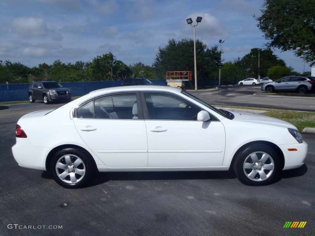2007 Optima EX - Clear White / Gray photo #6