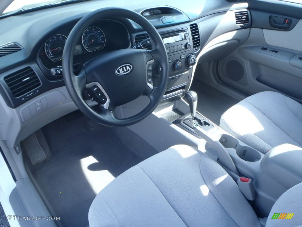 2007 Optima EX - Clear White / Gray photo #11