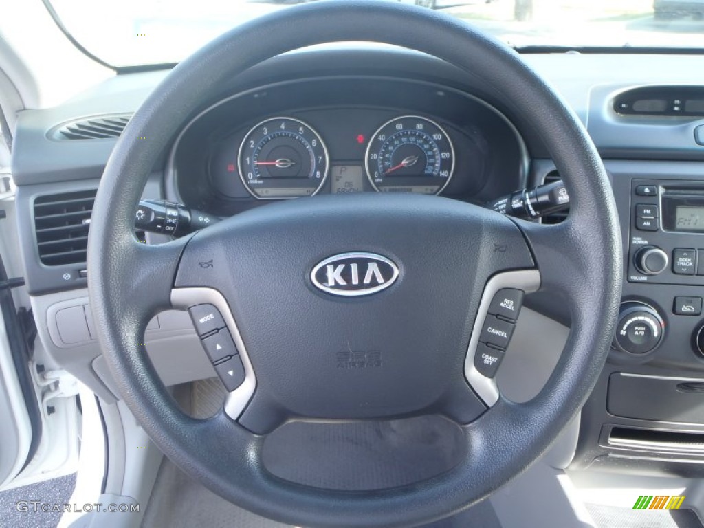 2007 Optima EX - Clear White / Gray photo #14