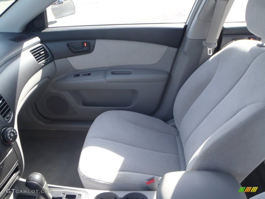 2007 Optima EX - Clear White / Gray photo #17