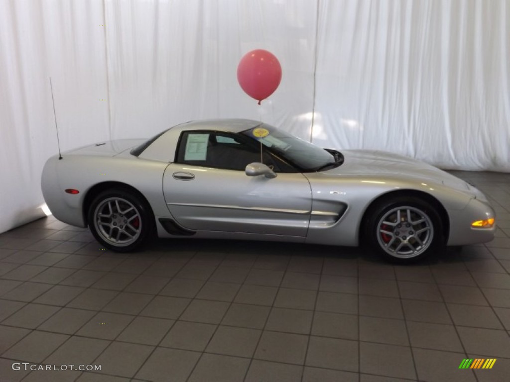 Quicksilver Metallic 2002 Chevrolet Corvette Z06 Exterior Photo #87718557
