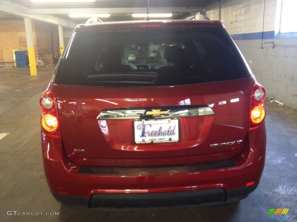 2014 Equinox LT AWD - Crystal Red Tintcoat / Light Titanium/Jet Black photo #5