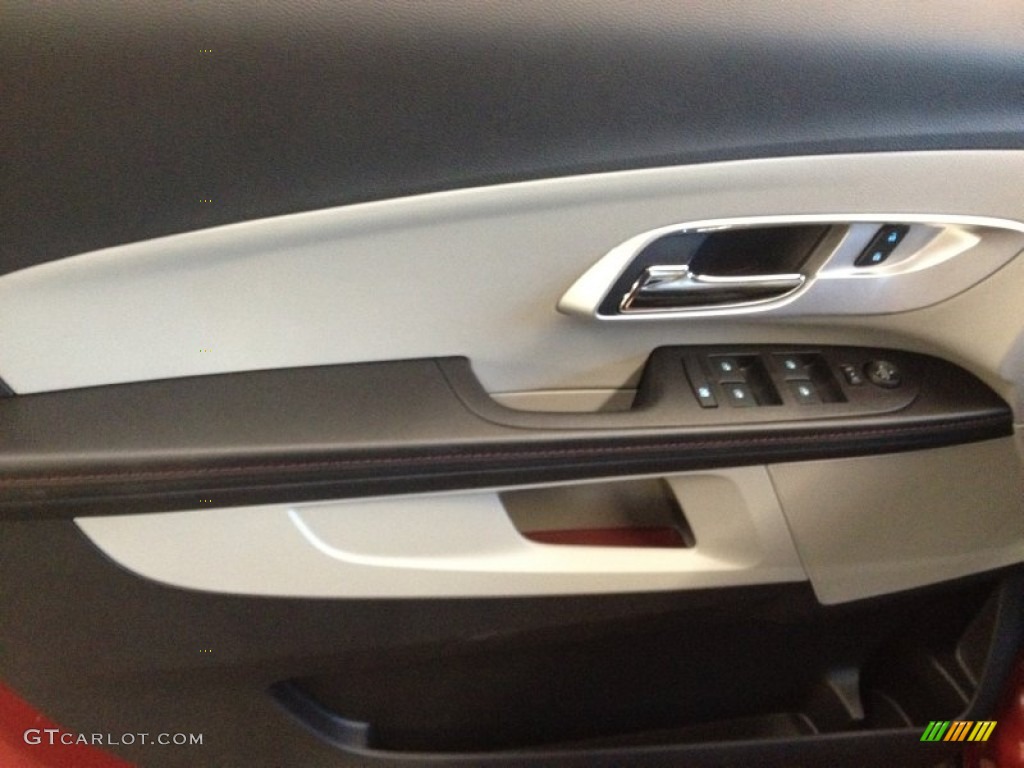 2014 Equinox LT AWD - Crystal Red Tintcoat / Light Titanium/Jet Black photo #8