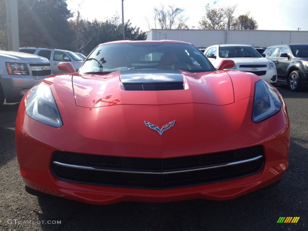 2014 Corvette Stingray Coupe - Torch Red / Adrenaline Red photo #2