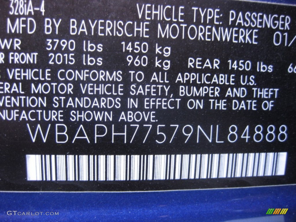 2009 3 Series 328i Sedan - Montego Blue Metallic / Grey photo #25