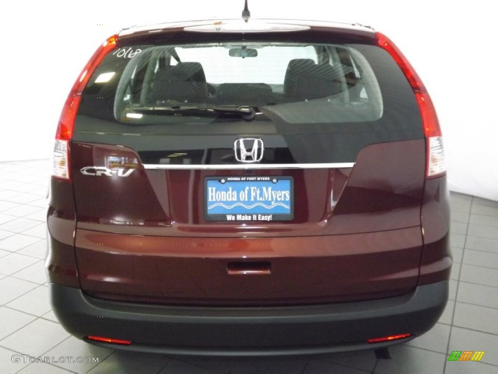 2014 CR-V LX - Basque Red Pearl II / Gray photo #7