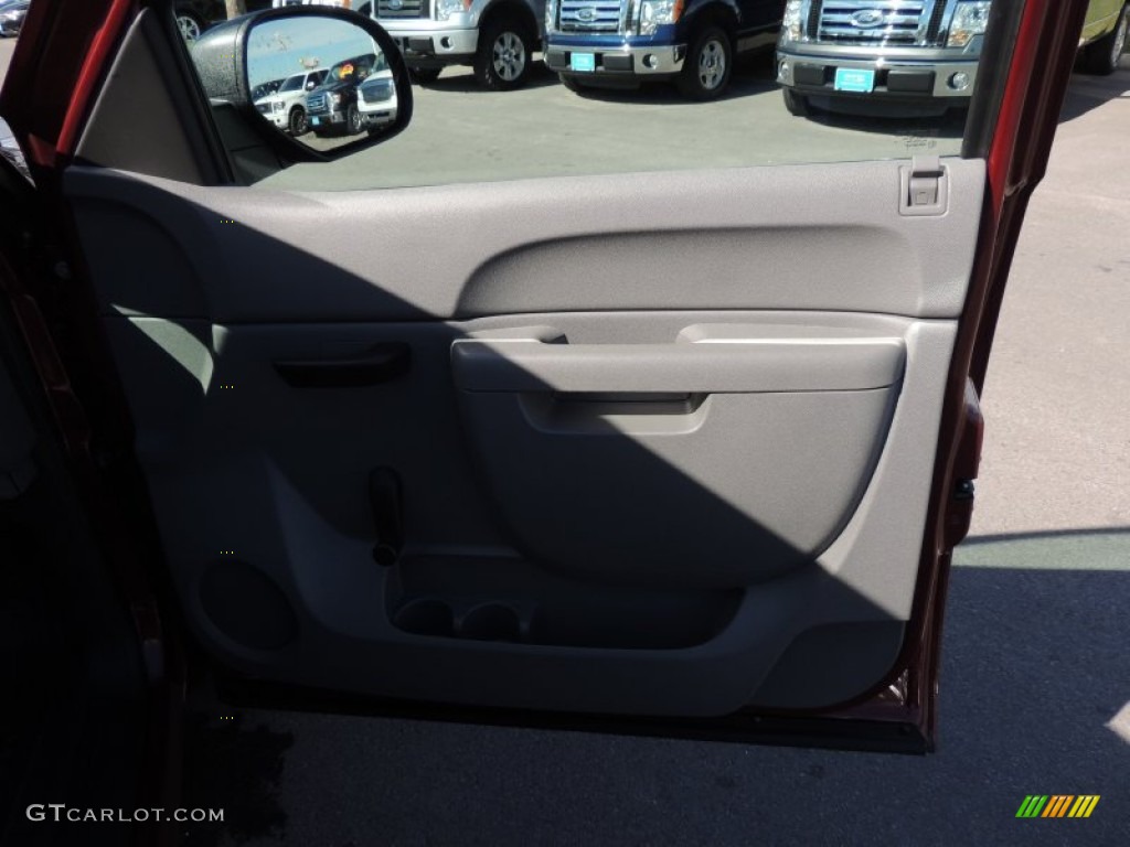 2013 Silverado 1500 Work Truck Regular Cab - Deep Ruby Metallic / Dark Titanium photo #7