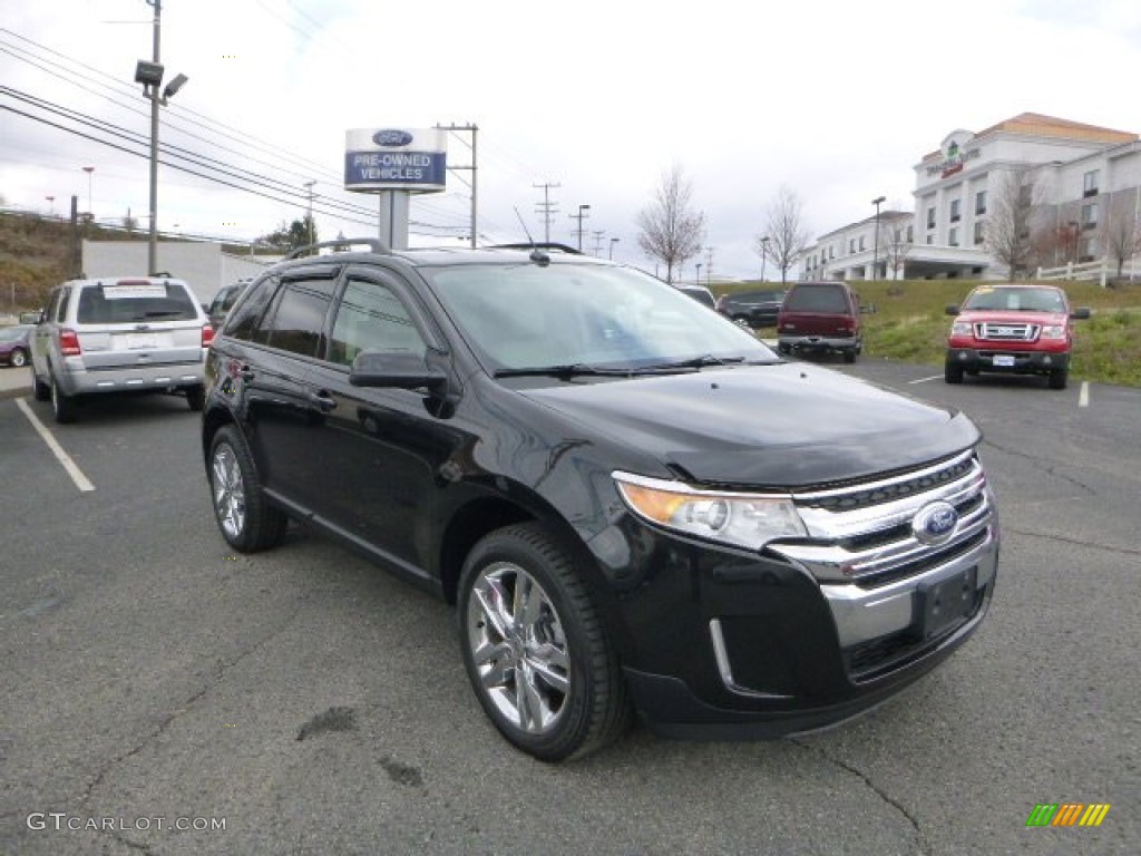 2012 Edge SEL AWD - Black / Medium Light Stone photo #1