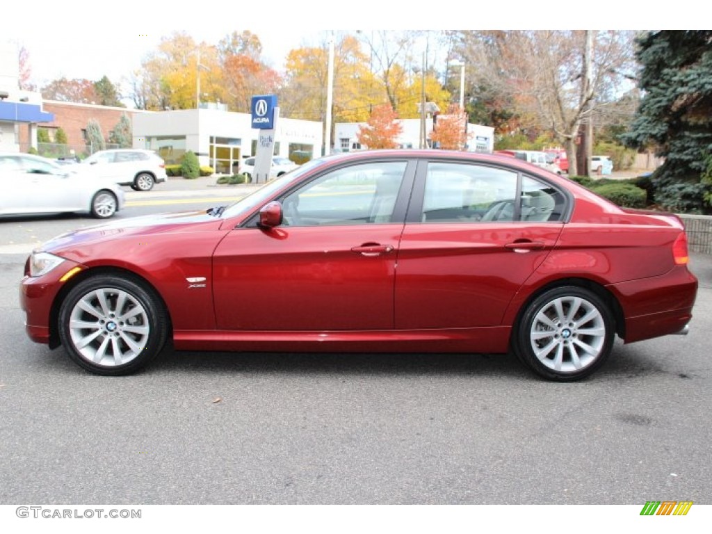 Vermillion Red Metallic 2011 BMW 3 Series 328i xDrive Sedan Exterior Photo #87722154