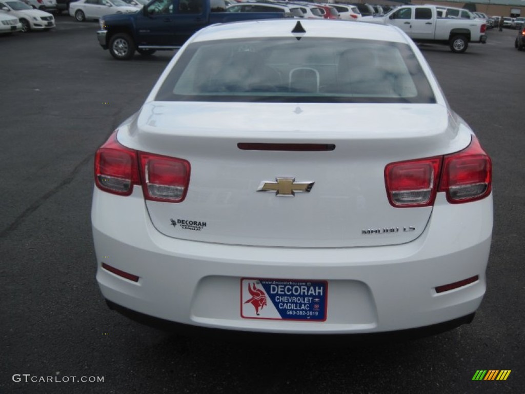 2014 Malibu LS - Summit White / Jet Black/Titanium photo #4